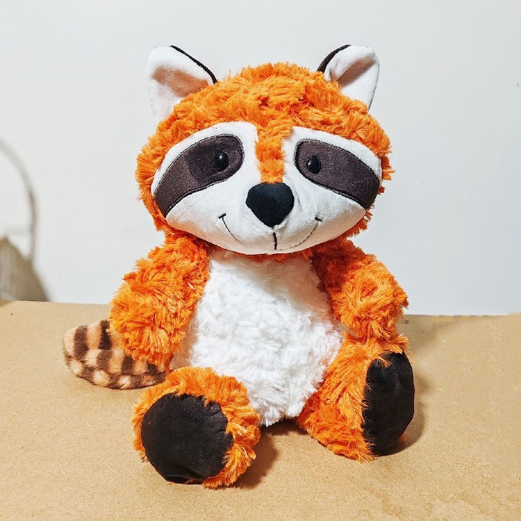 Raccoon Plush Toy with Big Fluffy Tail