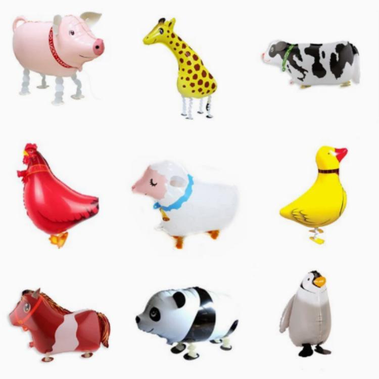 walking animal foil balloons supplier