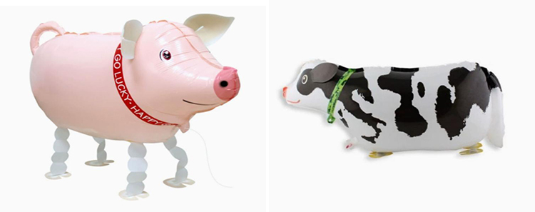 walking animal foil balloons discount