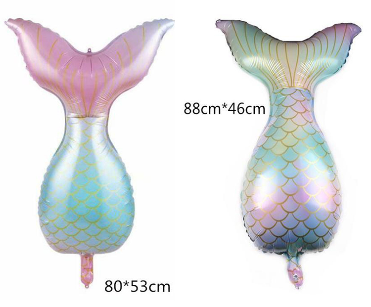 Mermaid Tail Foil Balloon supplier